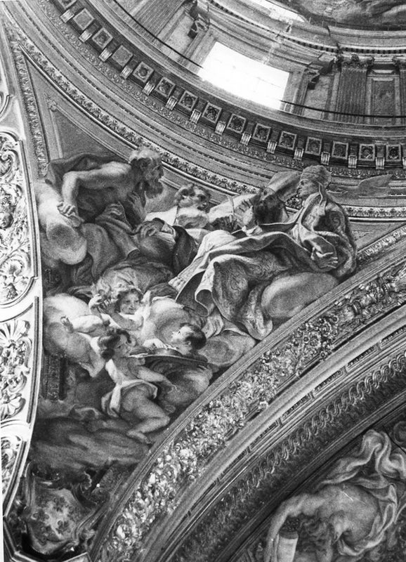 Presentazione in Paradiso dei Santi gesuiti - Chiesa del SS. Nome di Gesù all'Argentina, Roma 3